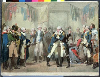 Washingtons Afscheid van zijn Officieren