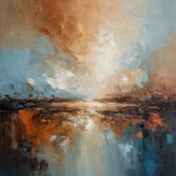 Abstract Horizon Glow