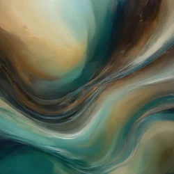 Vloeiend blauwgroen goud