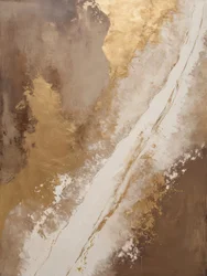 Gouden abstracte stroming