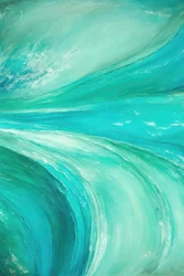 Turquoise Ocean Flow