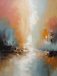 Levendige abstracte weerspiegelingen