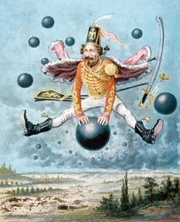 De verrassende avonturen van baron Münchhausen, illustratie van Alphonse Adolphe Bichard (1879)