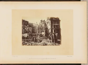 Het brandende kruispunt Croix-Rouge