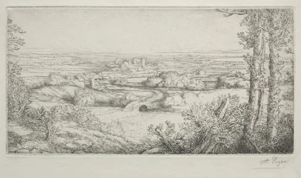 Een vallei in Bourgondië