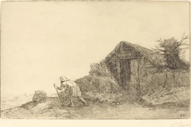 Op de top van de heuvel