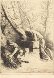 Dood en de houthakker, 4e plaat (La mort et le bucheron)