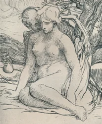 De dood als vrijer, ca. 1895, 1923