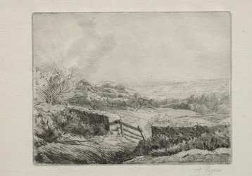 Ingang naar het veld