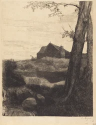 Boerderij met grote boom (La ferme au grand arbre)