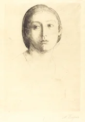Hoofd van een Jong Meisje (Tete de jeune fille)