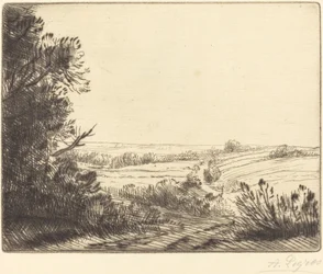 Landschap: Weg naar Horville