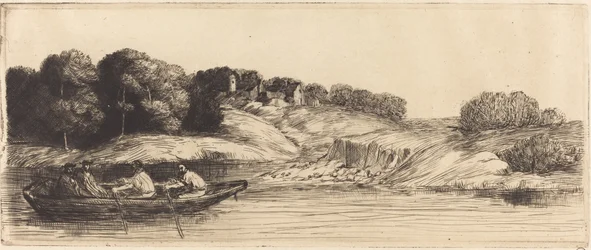 Landschap met boot, 1e plaat
