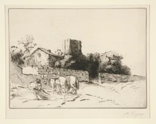 Le mur du presbytere (Pastorie Muur)
