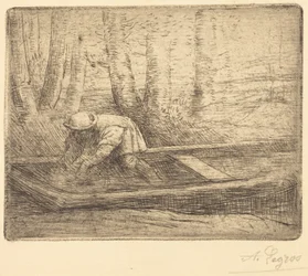 Man in een Punt