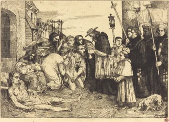 Slachtoffers van de Pest in Rome