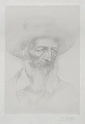 Portret van Alfred Lord Tennyson