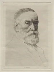 Portret van George Frederic Watts