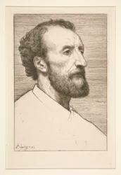 Portret van Jules Dalou