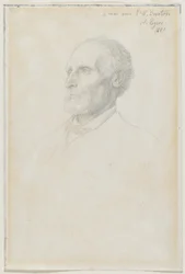 Portret van Sir Frederick W. Burton, directeur van de National Gallery, Londen, 1881