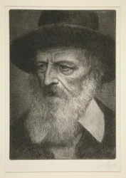 Portret van Tennyson