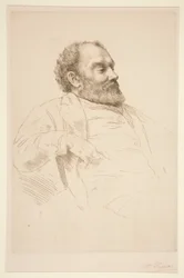 Portret van Val Prinsep, R.A.