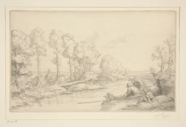 Rust aan de rivier
