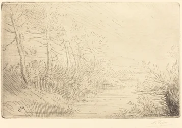 Rivierbank Bord de la riviere