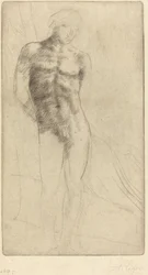 Studie van een Naaktfiguur