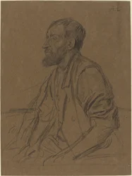 Studie van een arbeider