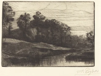 Zonsondergang (Le soir)