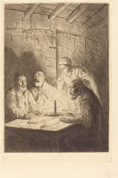 Maaltijd van de armen (Le souper chez misere)