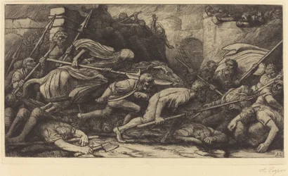 De triomf van de dood: Slag