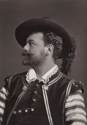 Portret van Victor Maurel (1848-1923), Franse bariton, als Mozarts Don Giovanni - foto van Alphonse Justin Liebert (1827-1914)