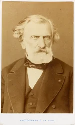 Portret van de componist Ambroise Thomas