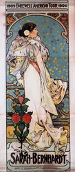 Een poster voor Sarah Bernhardt