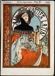 Au Quartier Latin, gedrukt door Paul Dupont