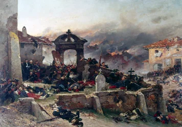 A Neuville, de begraafplaats van Saint-Privat