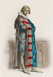 Portret van Etienne Marcel, prevot des marchands de Paris (Gravure)