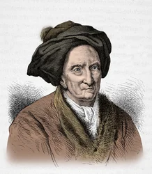Portret van Bernard Le Bouyer de Fontenelle (Gravure)