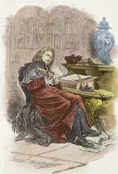 Portret van kardinaal Dubois (gravure)