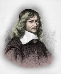 Portret van Nicolas Fouquet (Gravure)