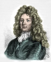 Portret van Sebastien Le Prestre, Markies van Vauban (Gravure)