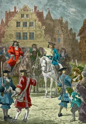 Proclamatie in Parijs van de herroeping van het Edict van Nantes