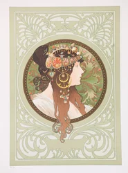 Byzantijnse hoofden: Brunette, 1897