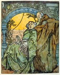 Illustratie door Alphonse Mucha uit 