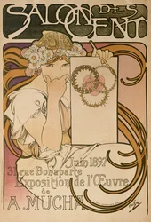 Affiche voor Alphonse Mucha