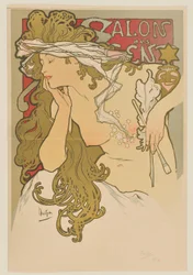 Salon des Cent. Maart-april 1896 (Épreuve avant la lettre)