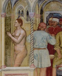 Het martelaarschap van Santa Lucia (fresco)