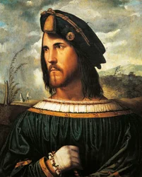 Portret van Cesare Borgia